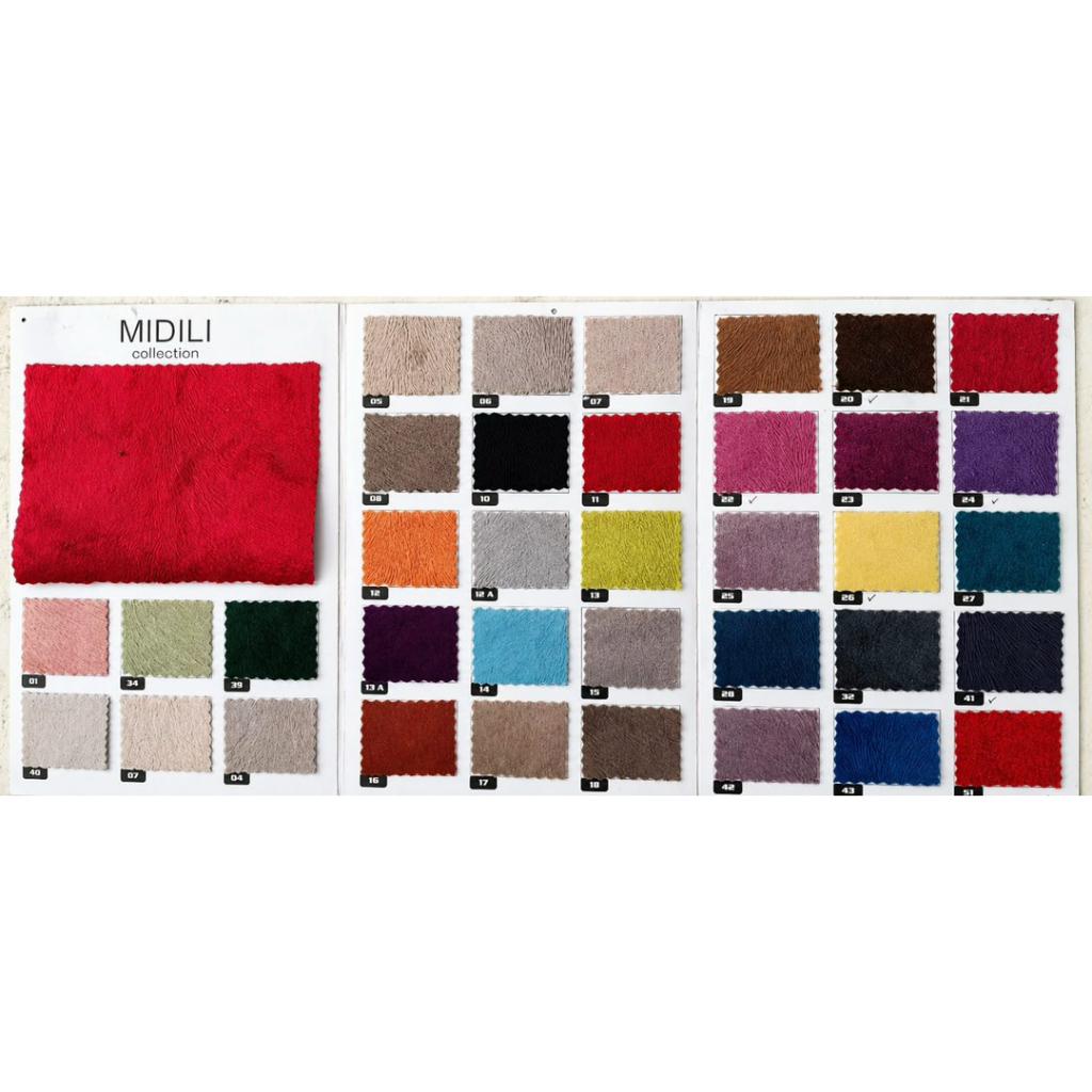 HARGA TERMURAH KAIN POLOS MIDILI ASLI / KAIN MEDALI/KAIN TAVOS/MIDILLI TEbaLUNTUK FURNITURE KURSI SO