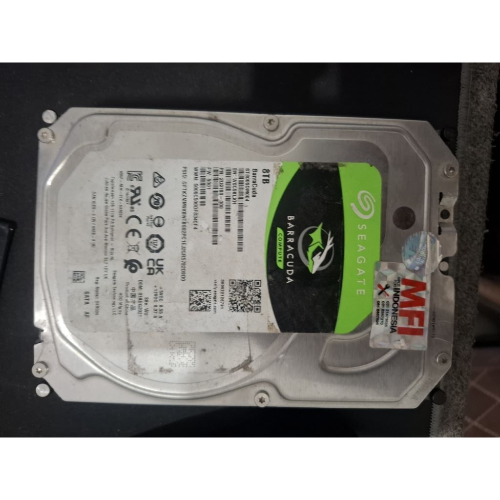 Hardisk 8TB Seagate MFI
