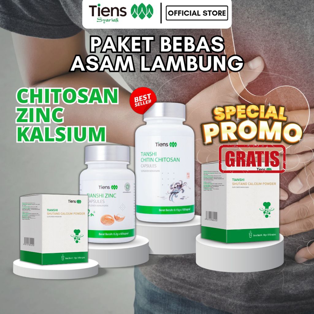 Chitin Chitosan Tiens Obat Cina Asam Lambung Gerd Penyembuhan Asam Lambung Gerd