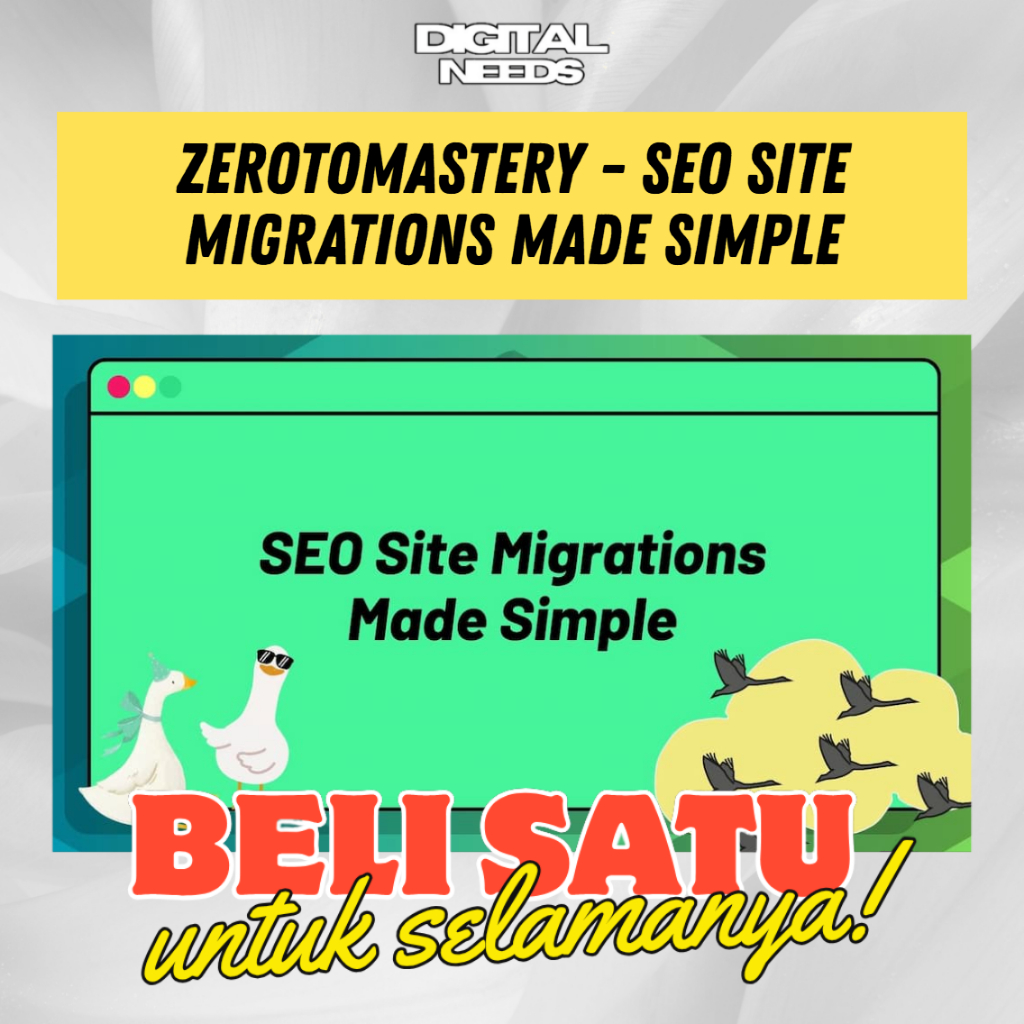[e-course] Belajar Zero to Mastery SEO Site Migrations Made Simple 2026