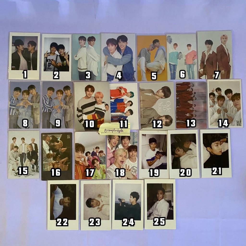 SEVENTEEN OTP Photocard Official Merchandise