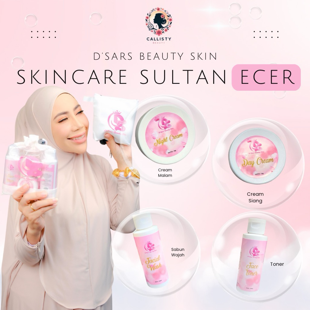 Cream Sultan D'Sars Ecer | Cream D'Sars Beauty Skin Makassar | Skincare D'Sars Makassar