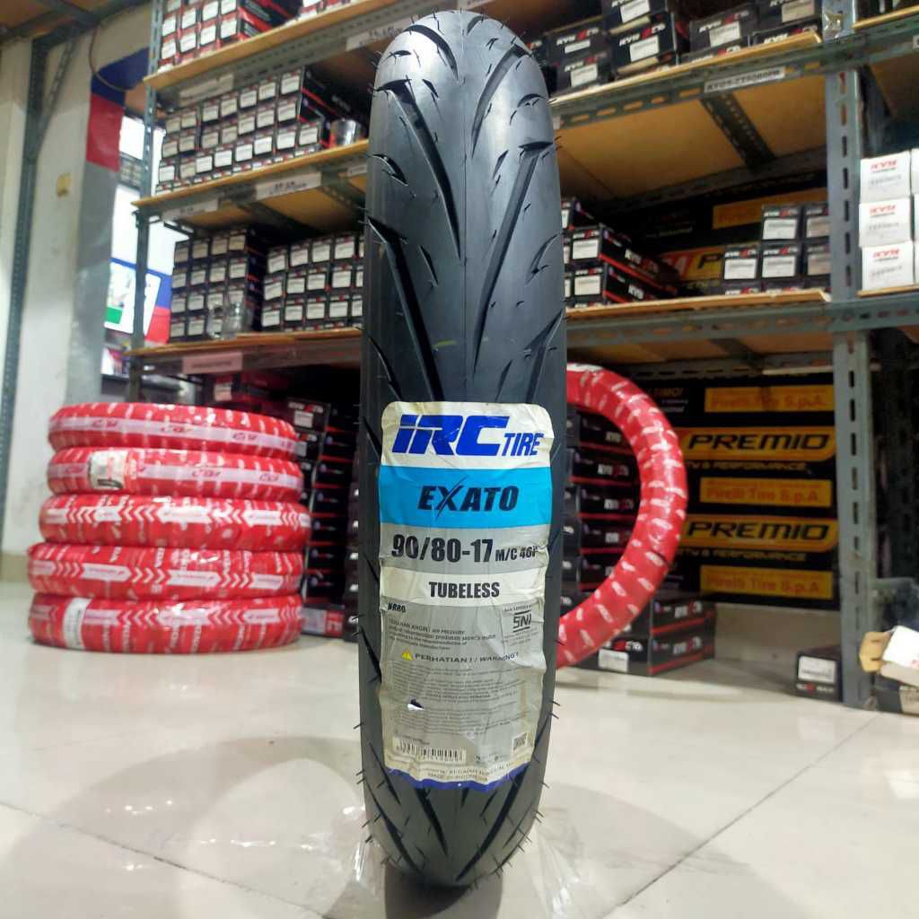 ban motor IRC exato ring 17 ukuran 90/80 original IRC