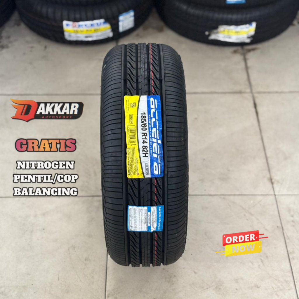 Ban Mobil 185 60 R14 Accelera Eco Plush Tubeles Accelera 185 60 R14