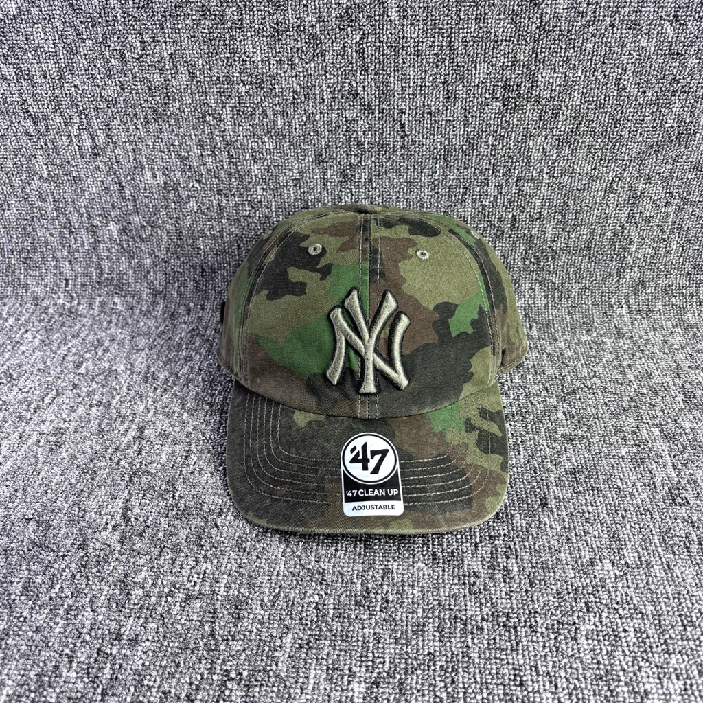 Topi MLB NY Yankees Cap Camo Second Preloved Original  391
