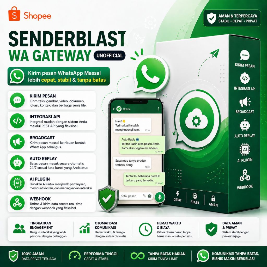 WA API GATEWAY PERBULAN MURAH MERIAH