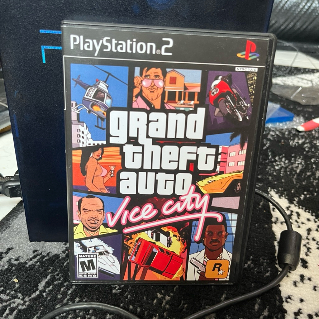 Grand Theft Auto Vice City (NTSC U/C) PS2 Original game kaset cd ps 2 gta