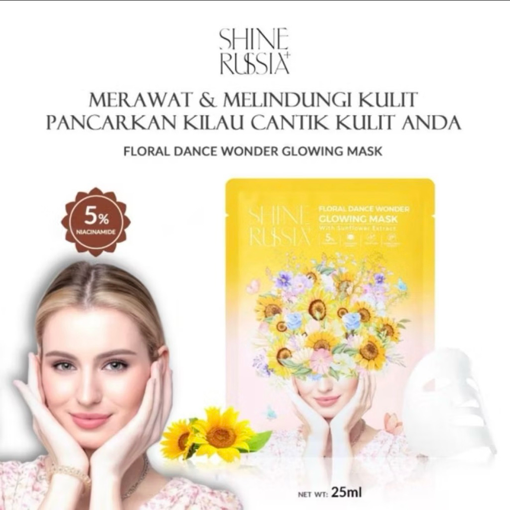 SHINE RUSIA Floral dance wonder glowing mask