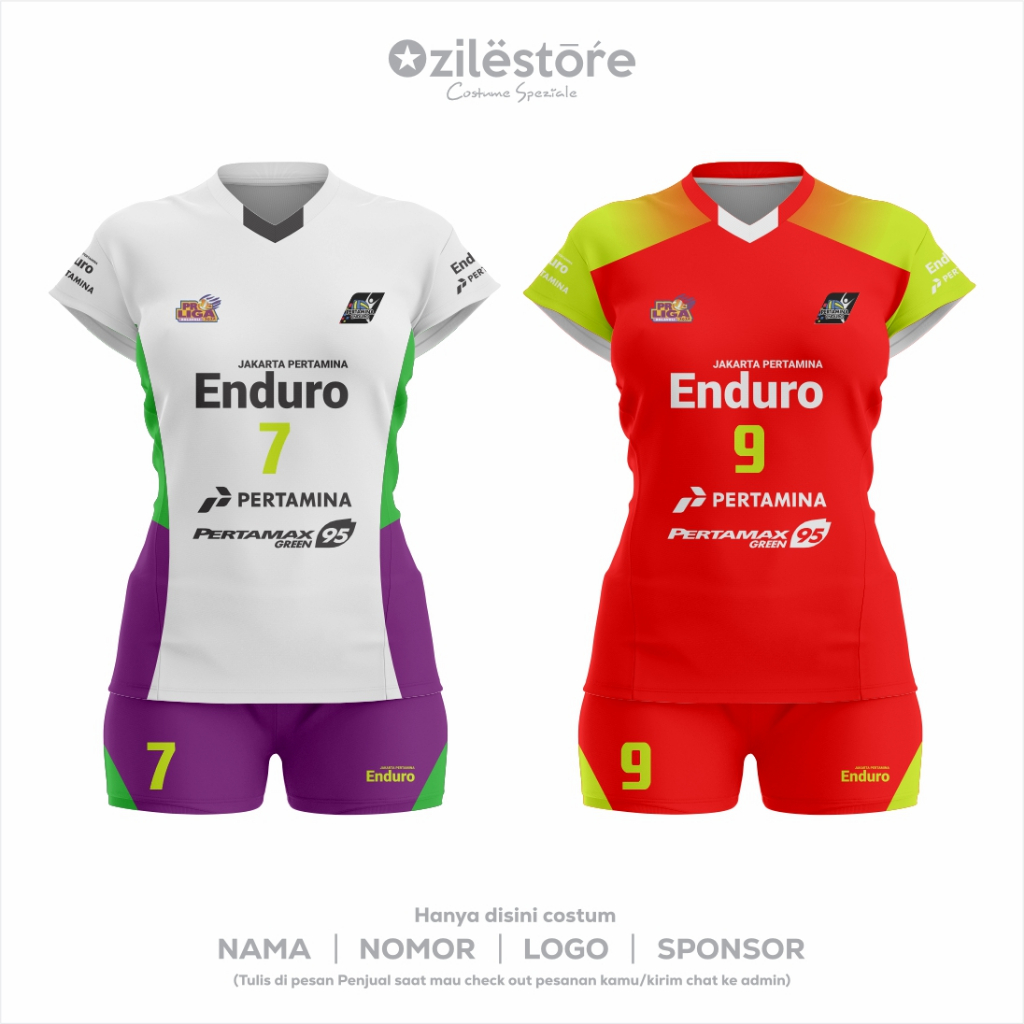 OZILEstore  -Jersey Voli Cewek JAKARTA Pertamina Enduro 2026