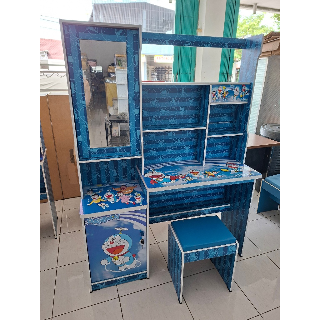 Meja Belajar Anak Jumbo Motif Doraemon