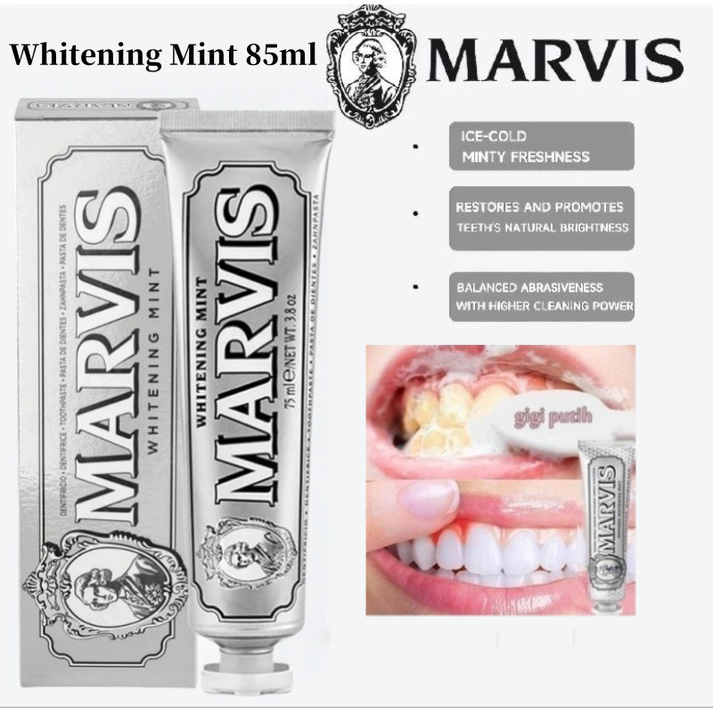 Mrvs Toothpaste Whitening Odol Pasta Gigi Viral Pemutih Original Premium