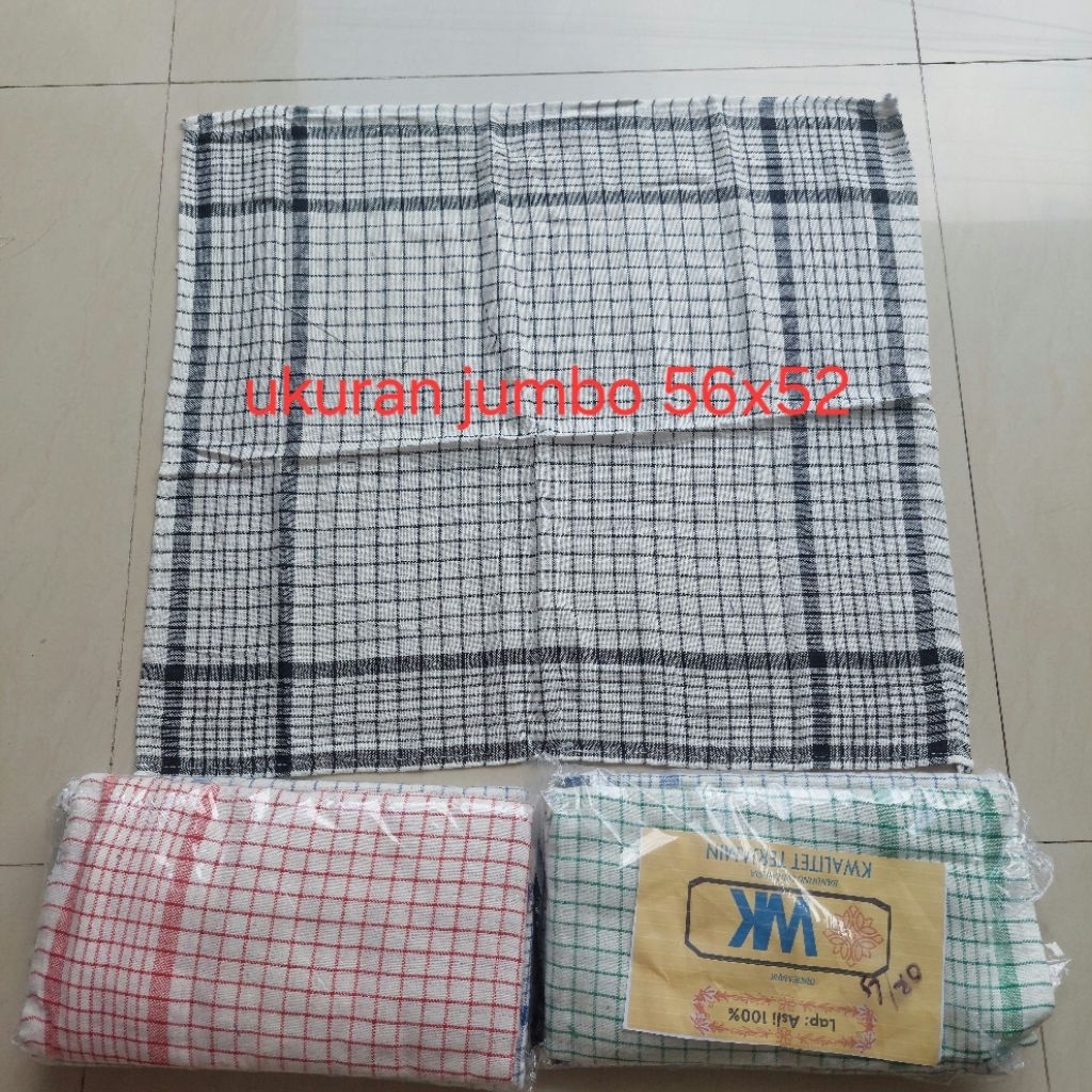 SERBET DAPUR/LAP/KAIN LAP/SERBET KATUN BESAR/SERBET JUMBO 56X52