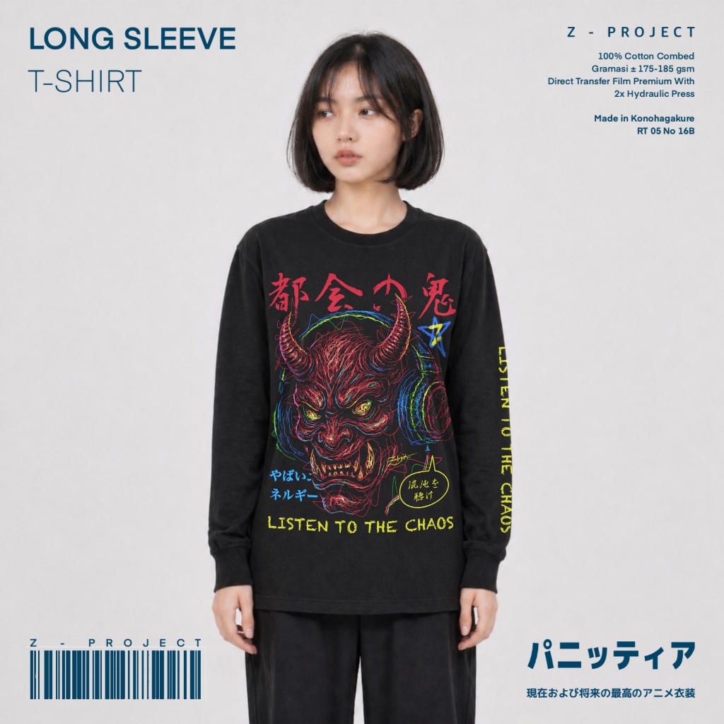 Zetproject | Uroni Tshirt Japanese Lengan Panjang