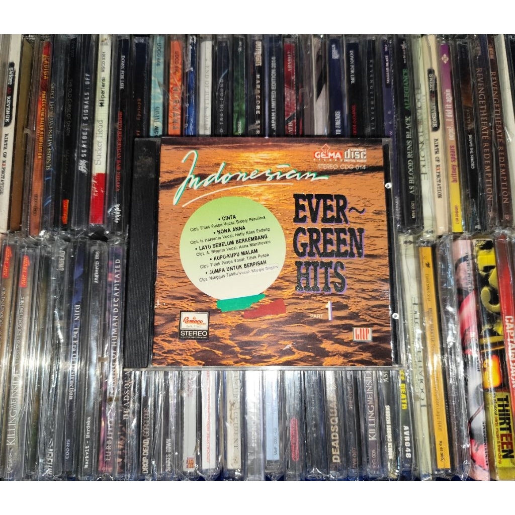 CD Indonesian Evergreen Hits  - Broery Pesolima Titiek Puspa, Margie Segers, Koes Plus, Grace Simon,