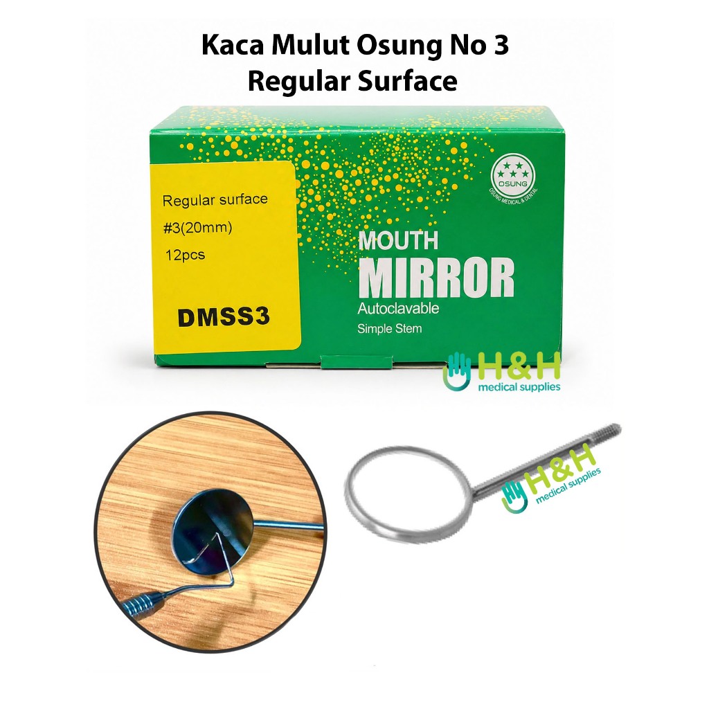 Kaca Mulut Regular Surface OSUNG / Kaca Mulut OSUNG