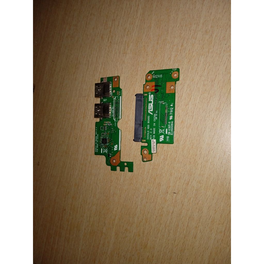 childboard conector hdd usb port asus x455l a455l