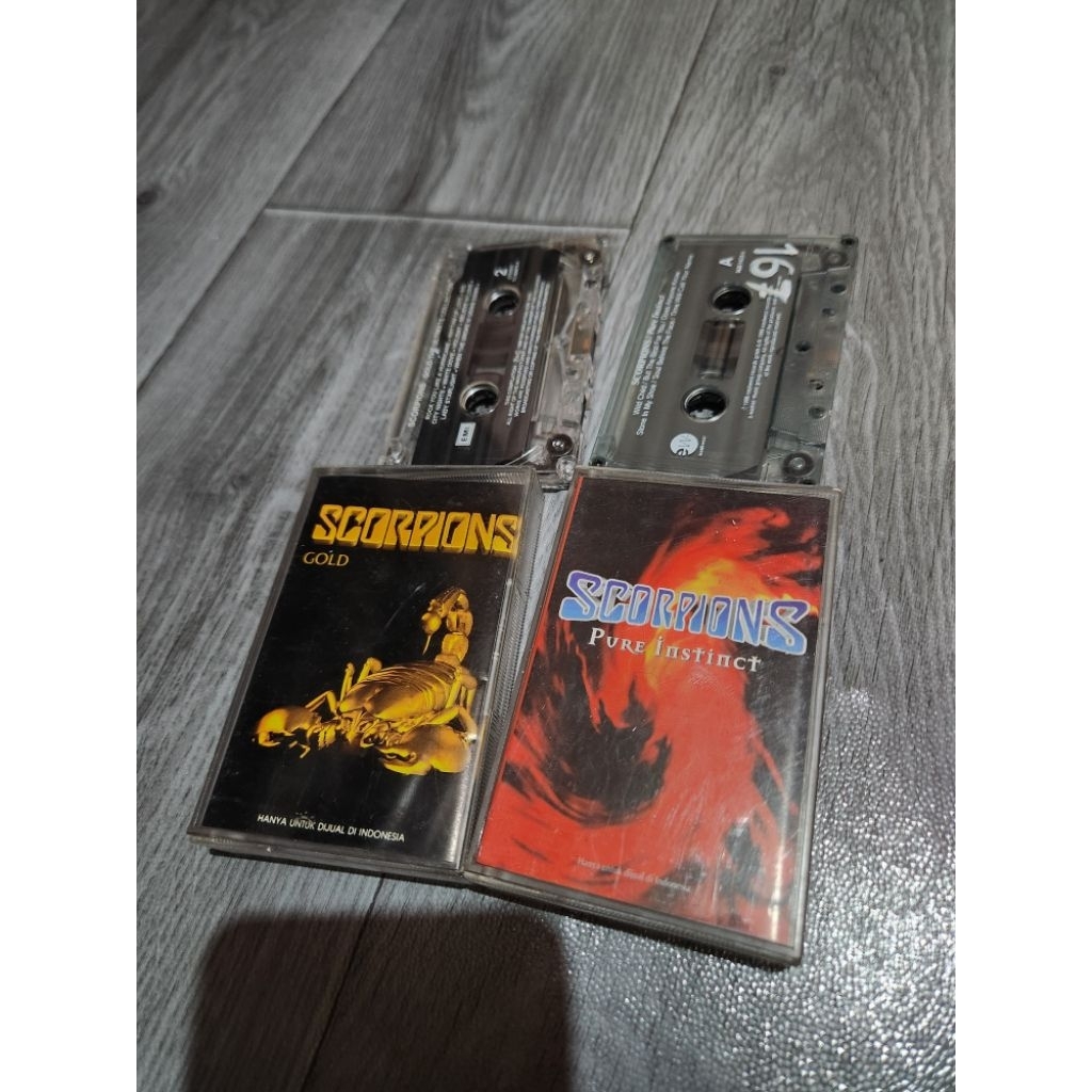 Kaset Pita Scorpions Gold Bonus Kaset Scorpions Pure Instinct