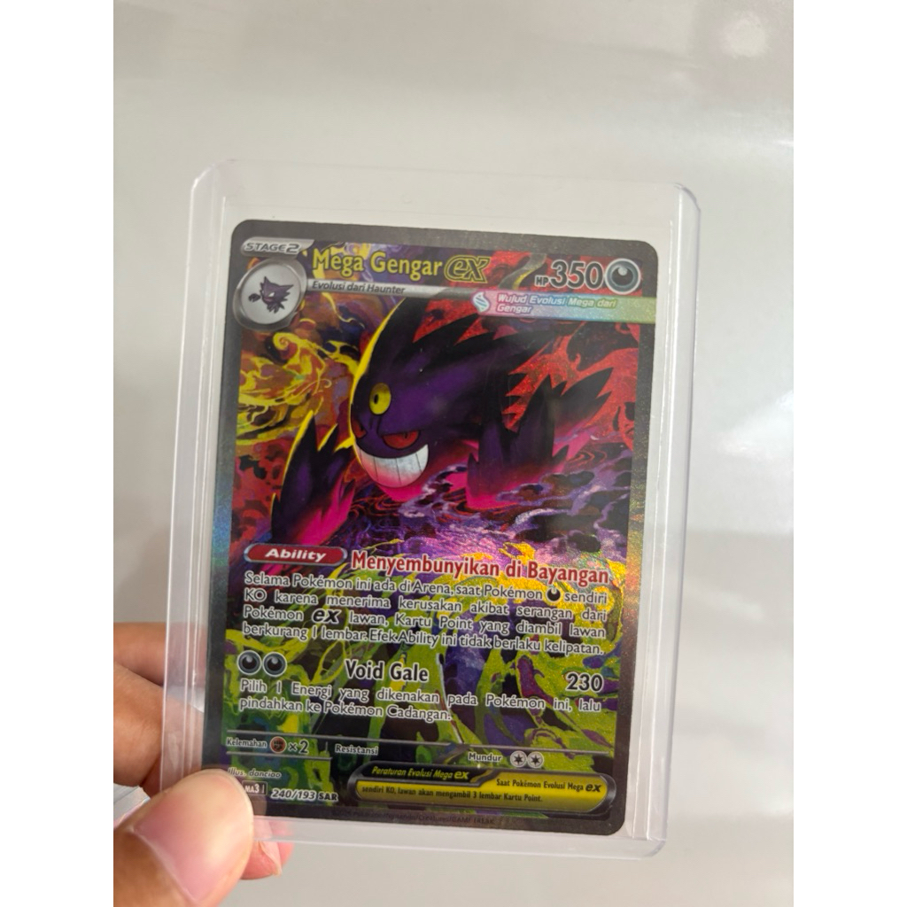 Mega Gengar EX SAR 240/193 Pokemon TCG