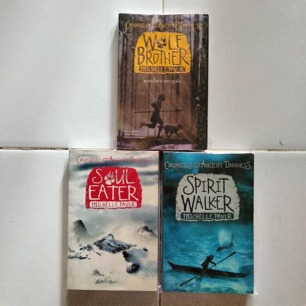 Paket Novel Chronicles of Ancient Darkness - Michelle Paver - Penerbit Matahari - 3 Edisi