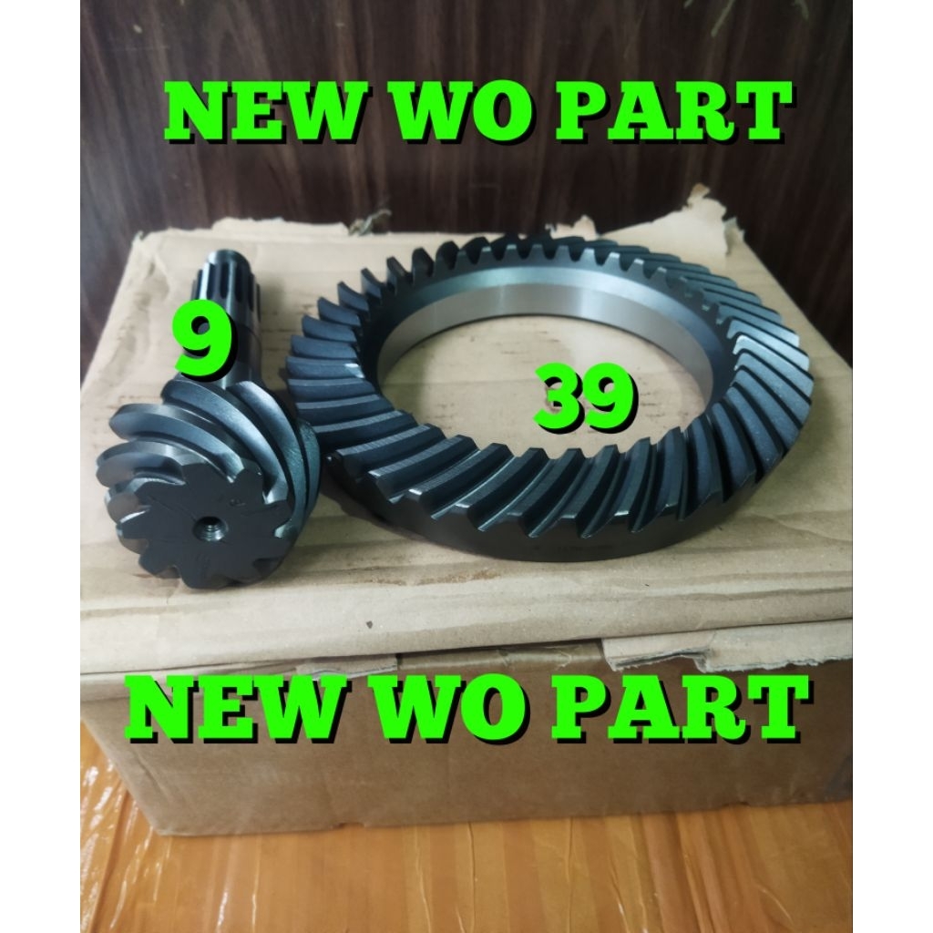 GEAR SET GARDAN RASIO 9X39   TAFT F50 F70 OLD HILINE MOBIL f50 Gigi jantung gerdang depan belakang