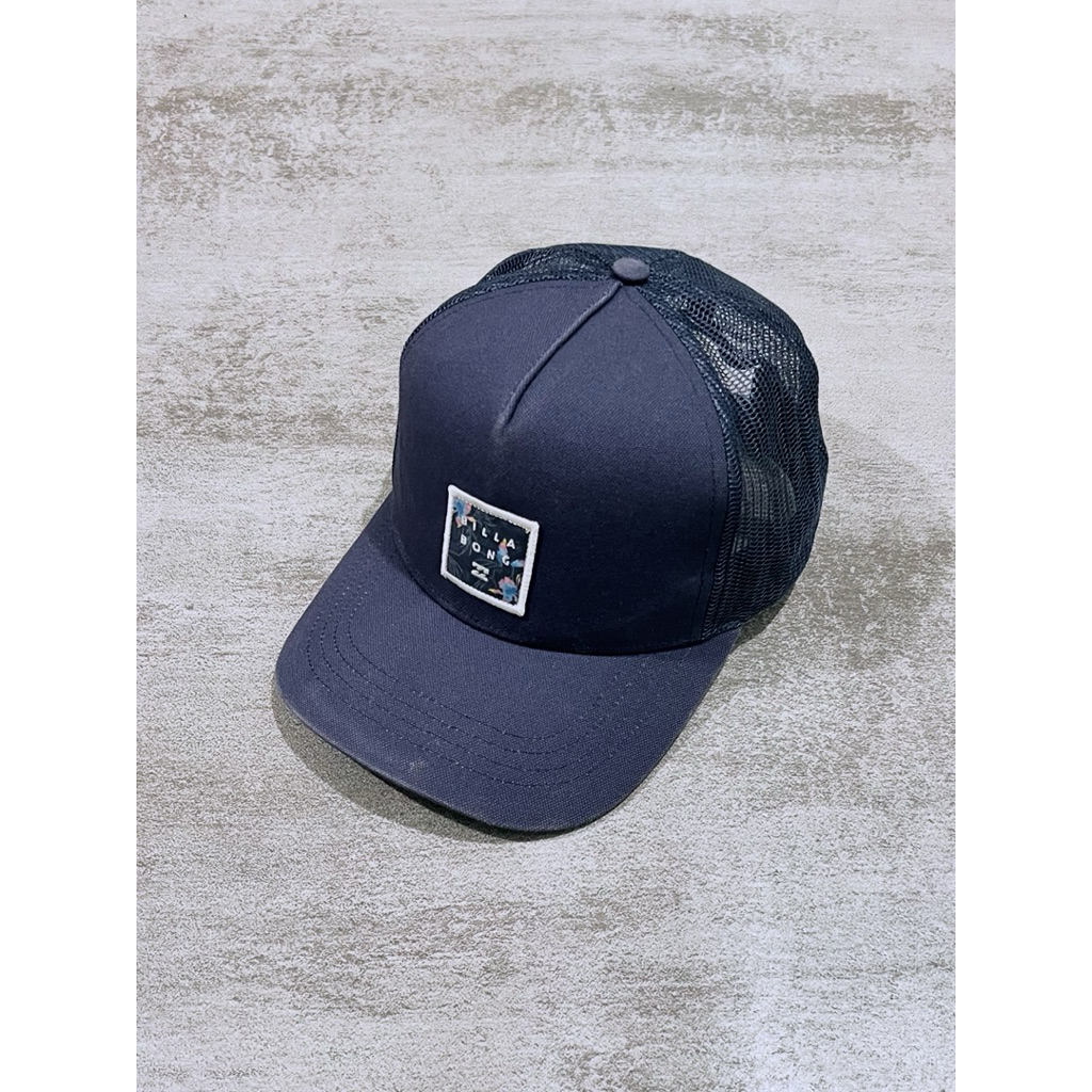 Topi Billabong tipe Stacked Trucker Navy || 2nd Ori || Unisex