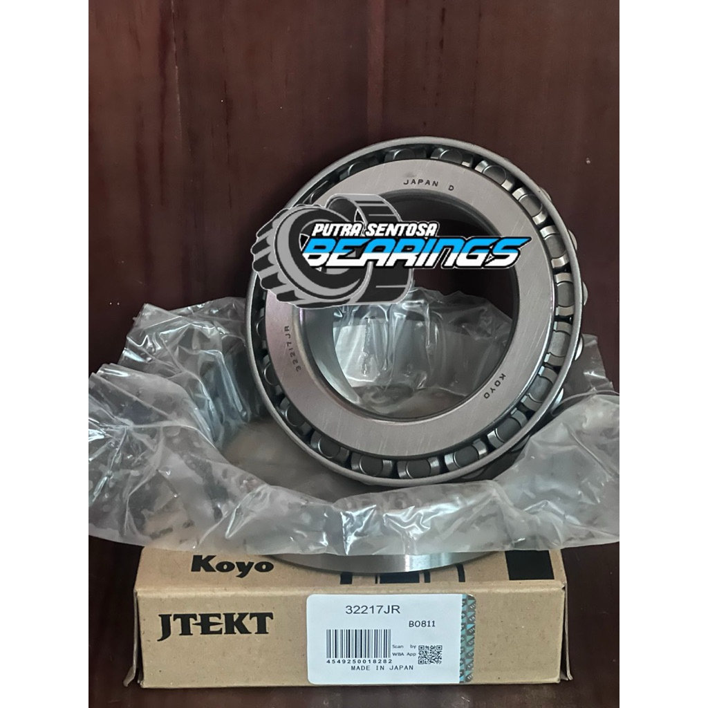BEARING 32217J KOYO LAHER 32217 JR KOYO RODA BELAKANG LUAR FUSO PS190