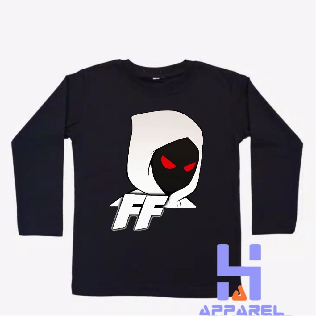 BAJU ANAK KAOS ANAK FOLTYN FAMILY FF YOUTUBER ROBLOX GAME LENGAN PANJANG