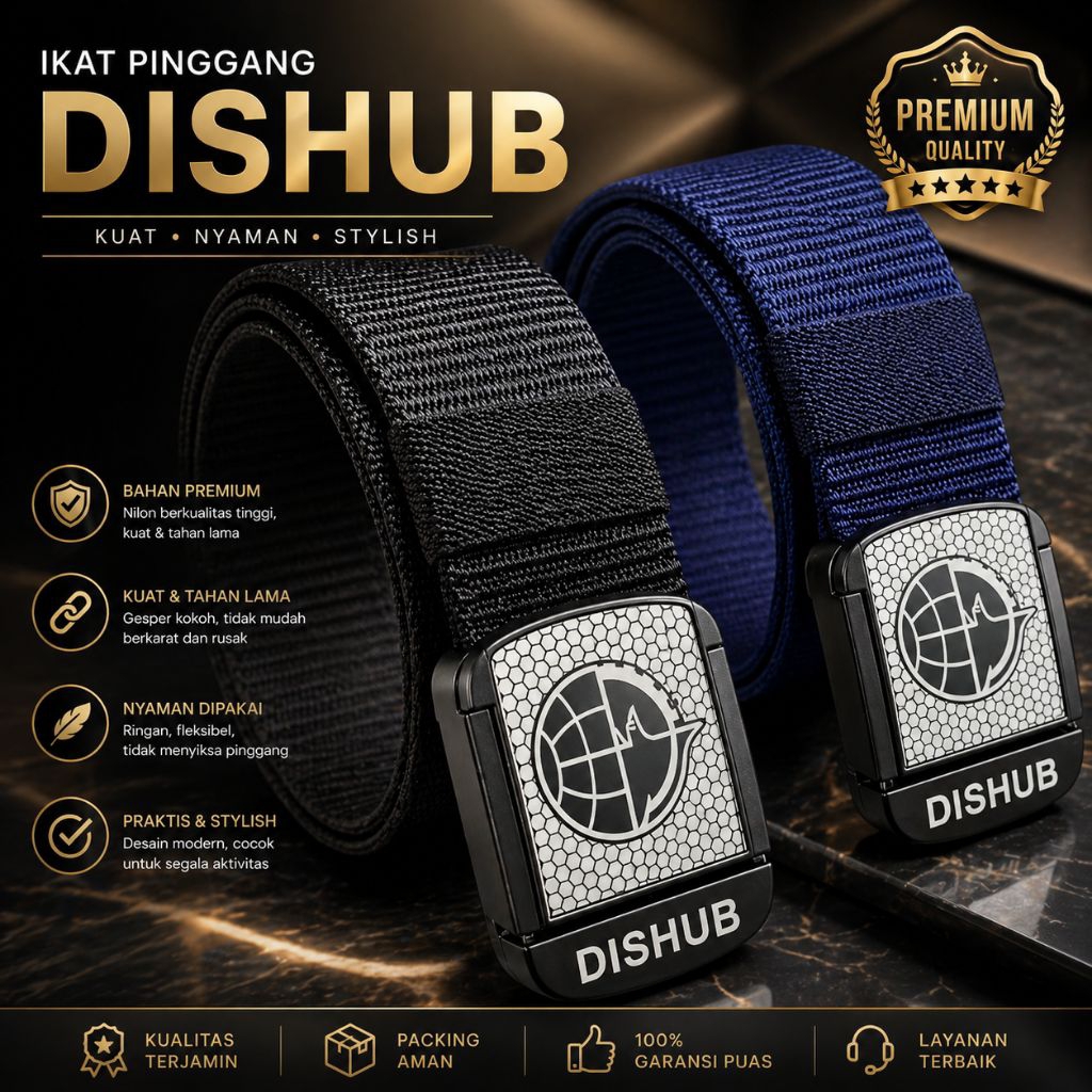 SABUK DINAS PERHUBUNGAN - SABUK DISHUB IKAT PINGGANG DISHUB TACTICAL