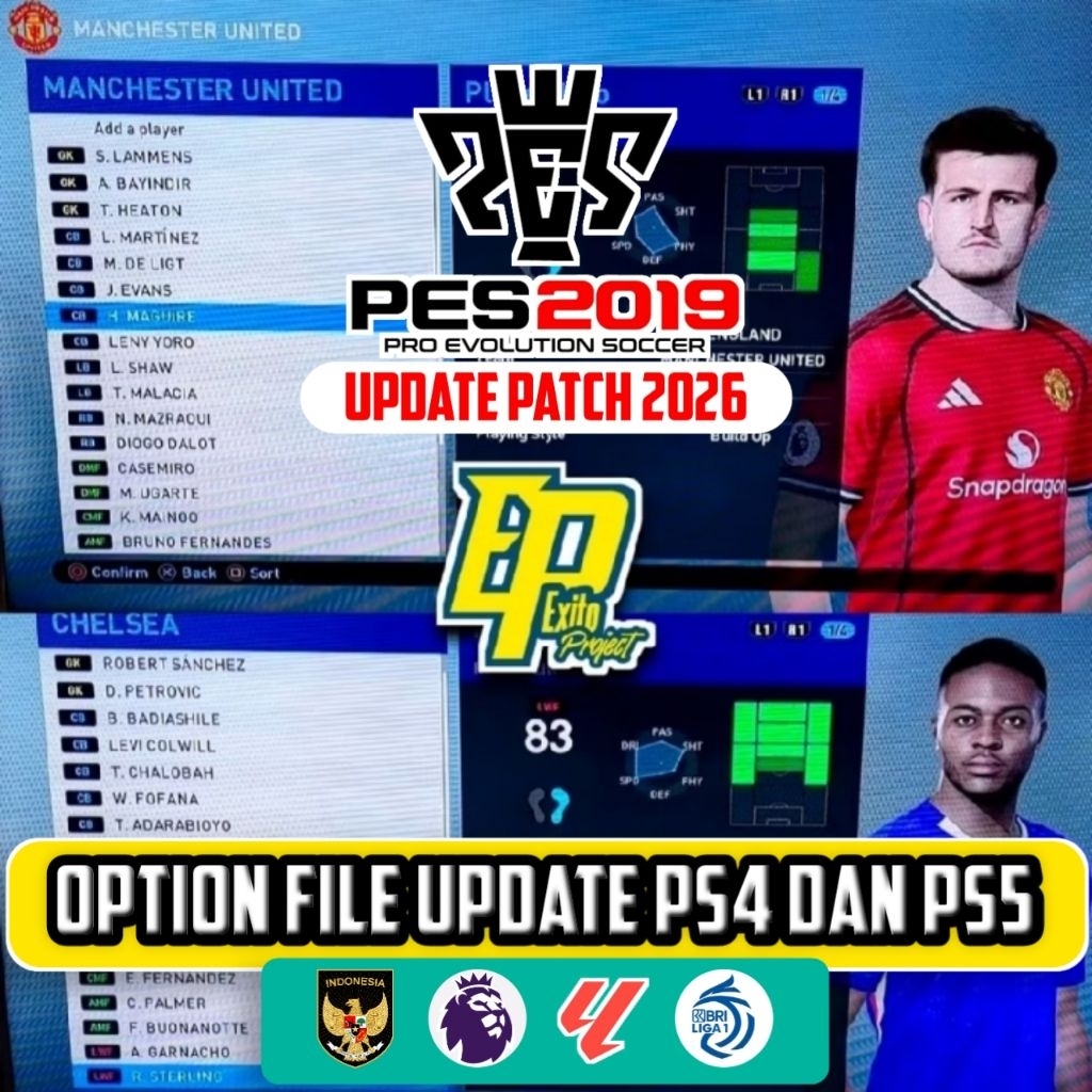 OPTION FILE PATCH PES 2019 WINTER UPDATE 2026 PS 4 DAN PS 5 ORIGINAL