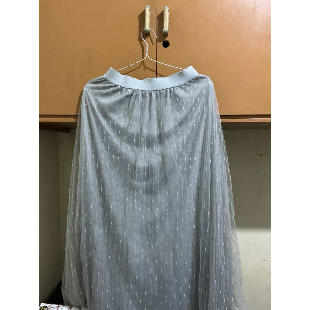rok tutu abu (preloved)