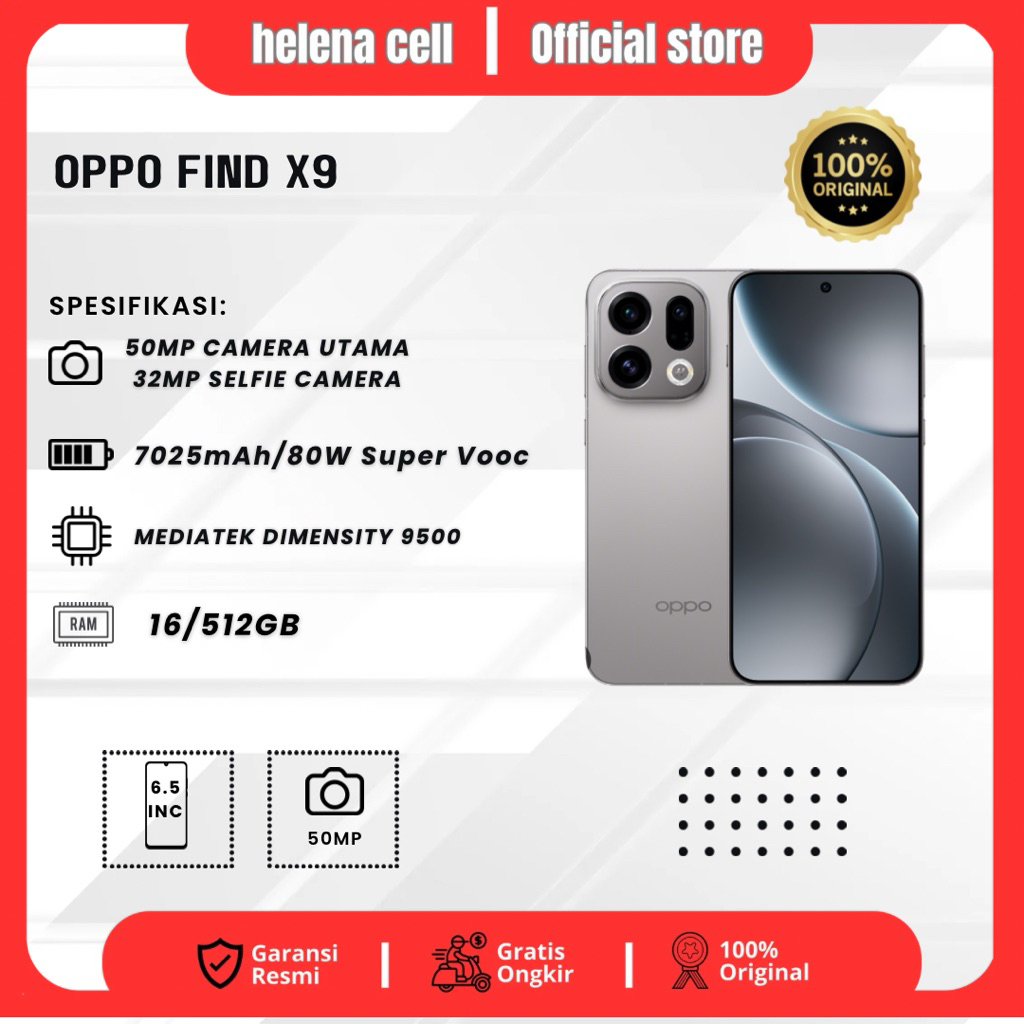 Oppo Find X9 Ram 16/512GB
