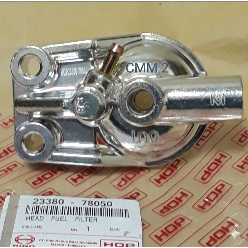 bracket fuel filter head fuel filter pompa solar ht130 dutro/hino louhan