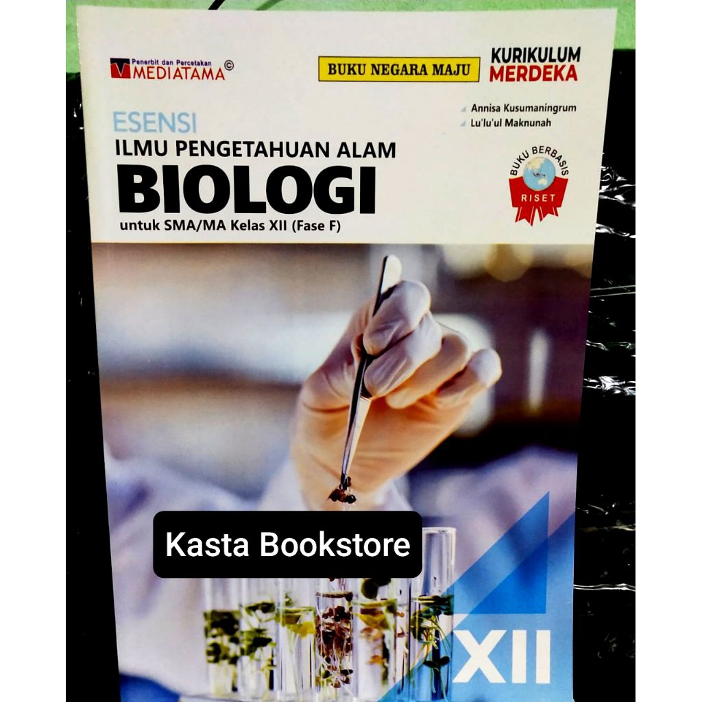 Buku Esensi Biologi Kelas 12 SMA Kurikulum Merdeka Mediatama