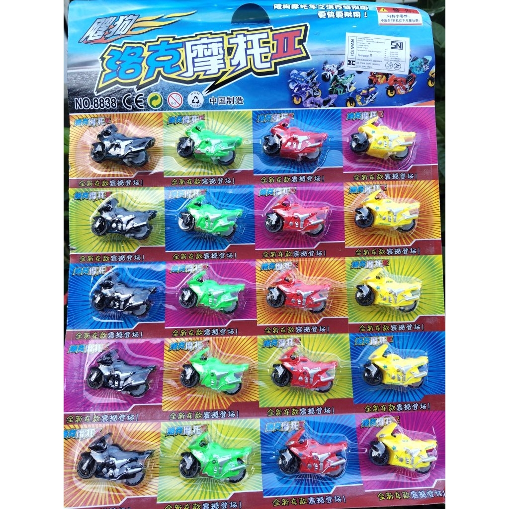 motor spin go / star rider / motor balap mini / miniatur motor gp / mainan motor