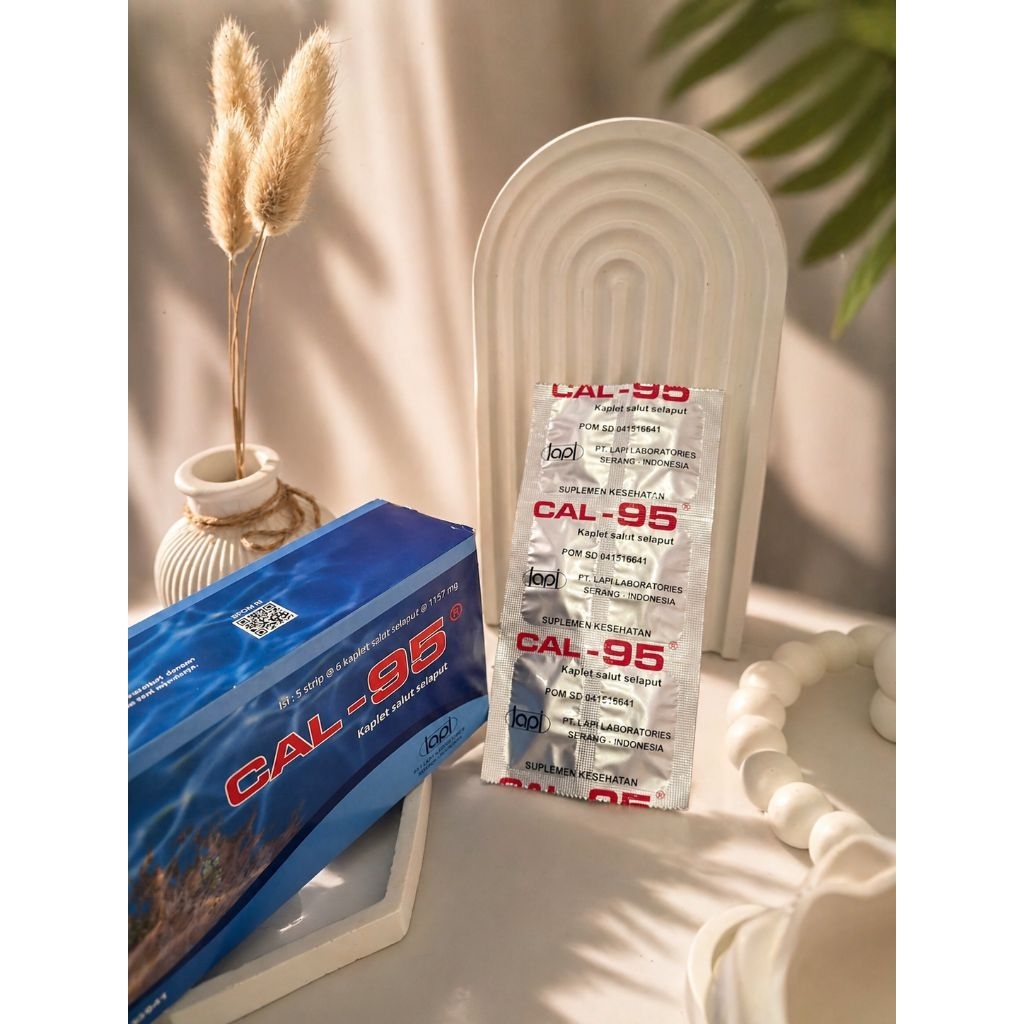 CAL - 95 Suplemen Tulang Lapi Laboratories dengan Coral Calsium untuk Mendukung Kesehatan Tulang