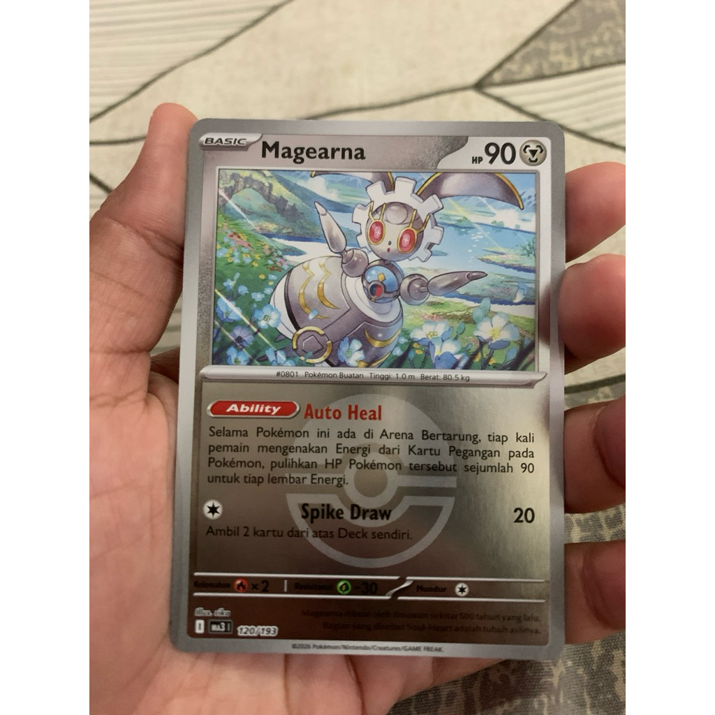 [IMPIAN MEGA EX] TCG MAGEARNA 120/193 ORI