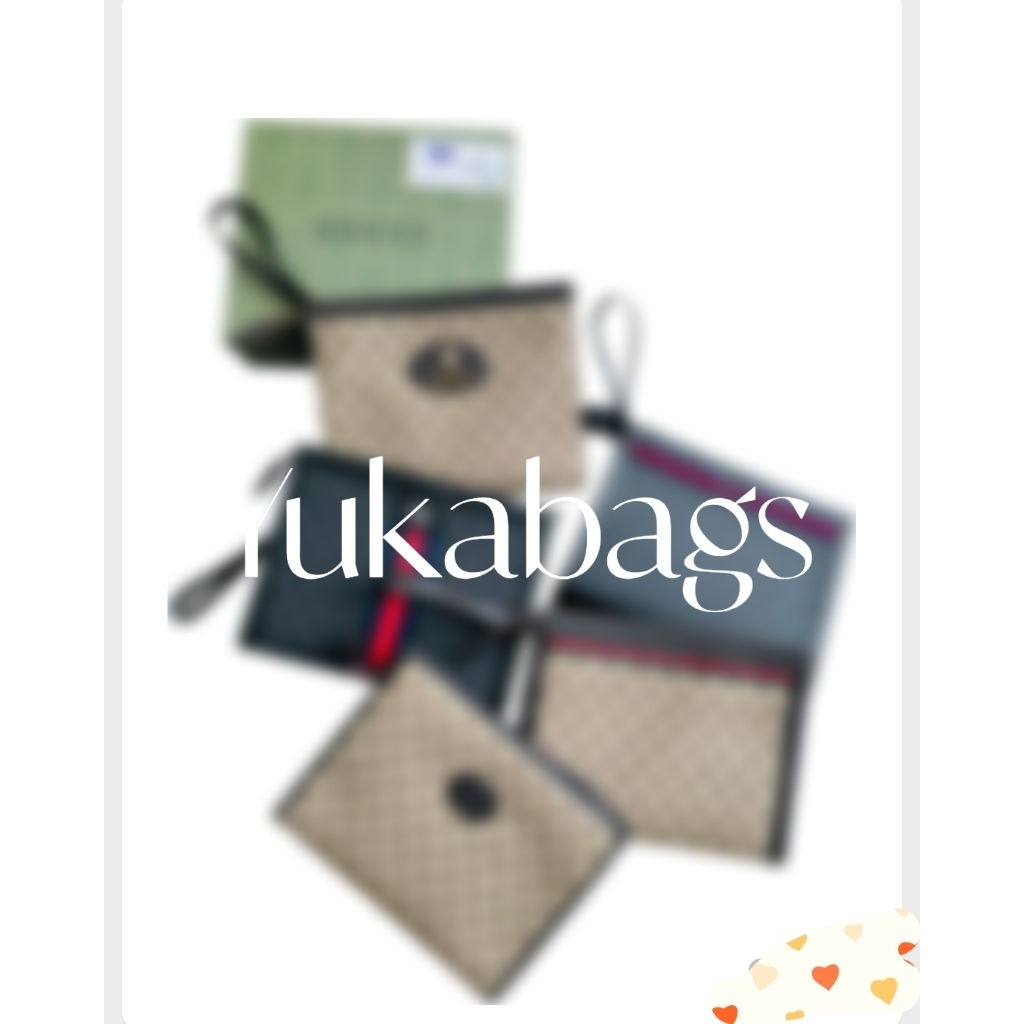 YUKABAGS- Clutch Import Premium Dengan box || Tas Import Waterproof