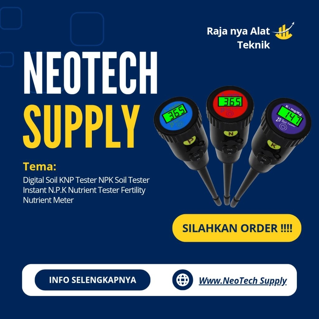 Digital Soil KNP Tester NPK Soil Tester Instant N.P.K Nutrient Tester Fertility Nutrient Meter