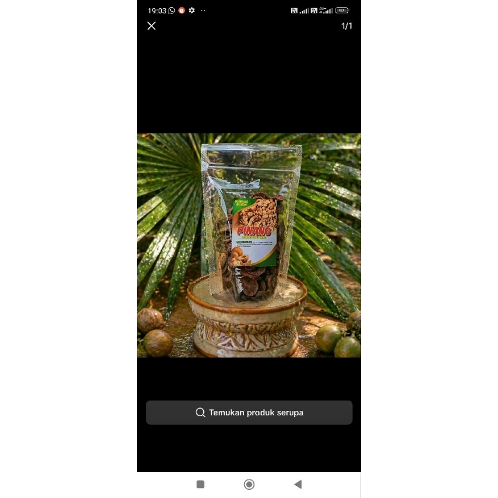 pinang muda iris asli indonesia