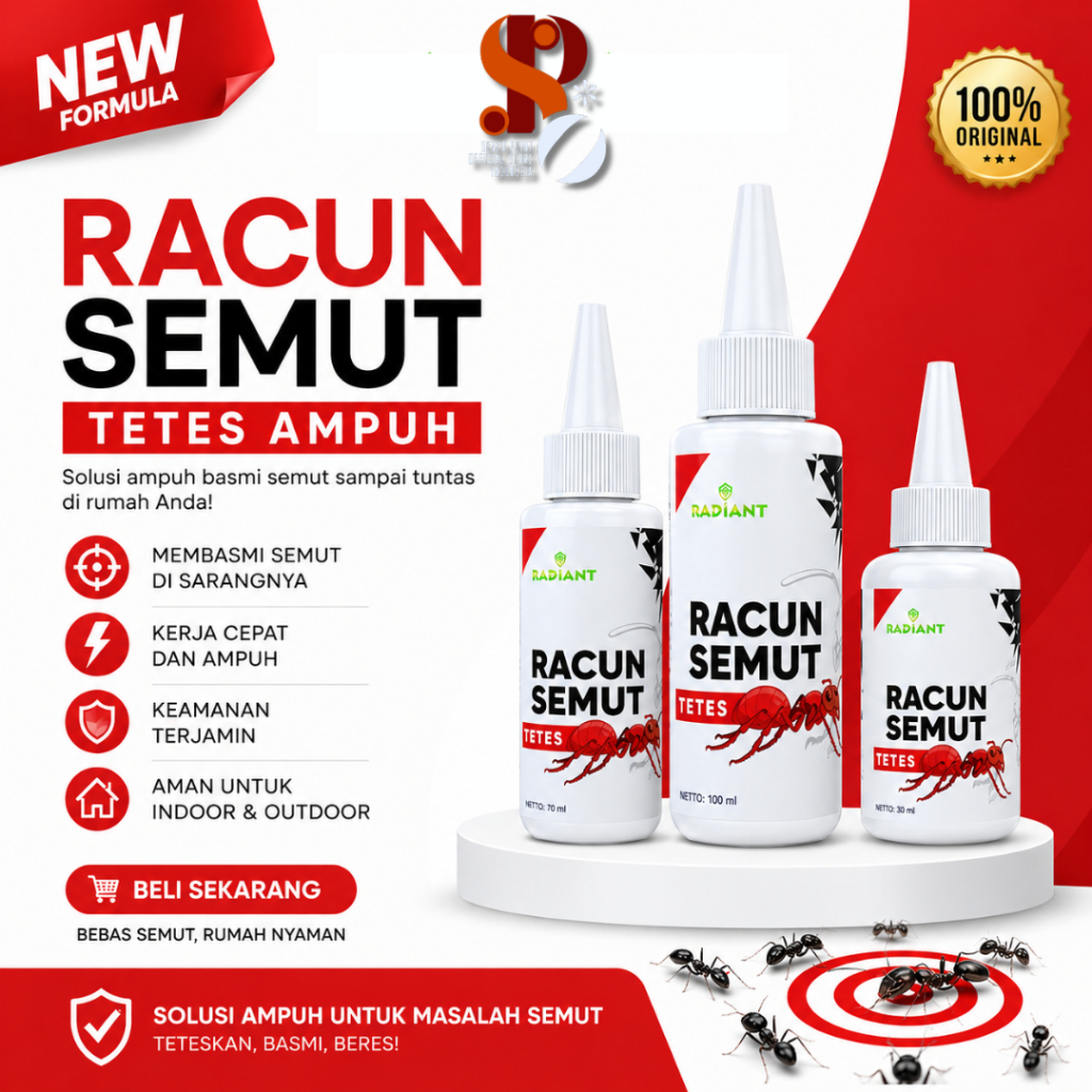 RACUN PEMBASMI SEMUT SUPER AMPUH OBAT RACUN ANTI SEMUT PENGUSIR SEMUT MERAH SEMUT RANGRANG PEMBASMI