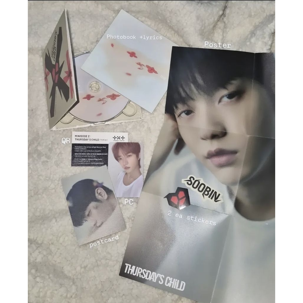 Minisode 2 Thursday's Child Tear FullSet Soobin Beomgyu
