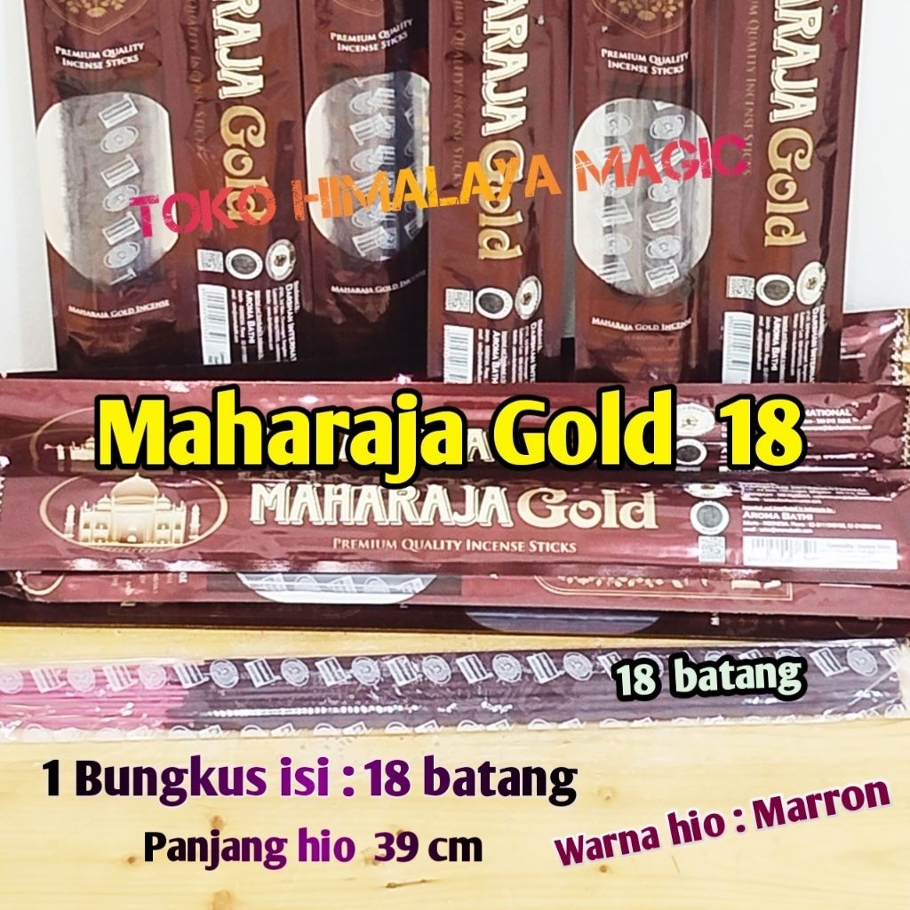 Hio wangi Maharaja Gold 18