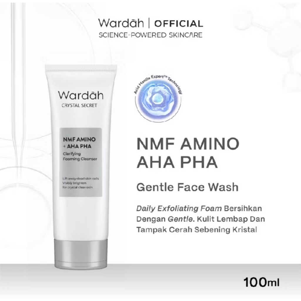 WARDAH  Crystial Secret Sabun Pencuci Muka 100 ml