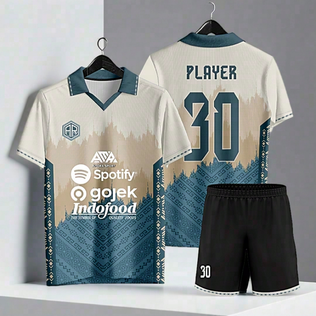 Jersey Futsal Printing / Kaos Bola Custom / Free Nama & Nomor