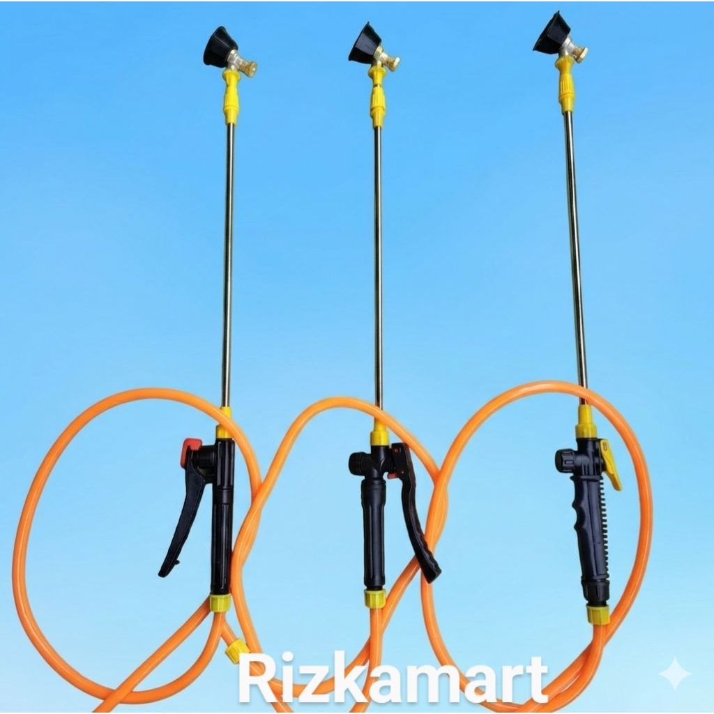 paket sprayer elektrik(selang-handle-stik-nozzle Aloy kabut)
