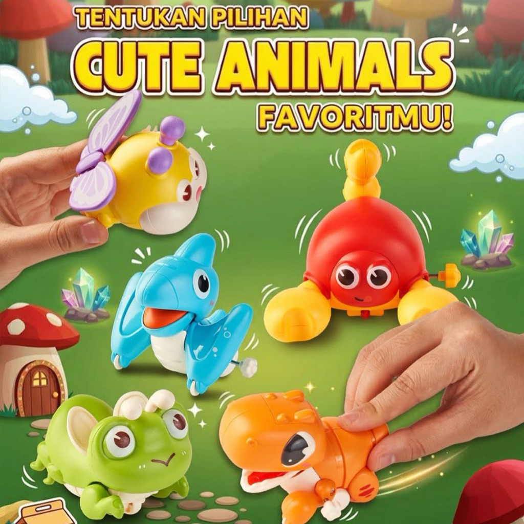 [BELI 3 GRATIS SUSU UHT] Mainan Cute Animals / Mainan Cute Animals CFC / Mainan Fun Meals CFC / Mana