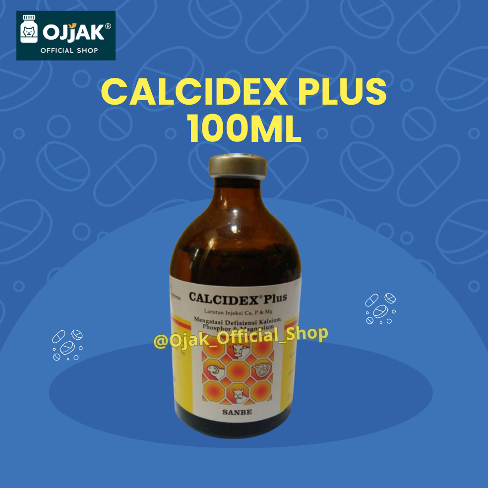 Calcidex Plus Obat Lumpuh Sapi Kambing Ampuh 100ml