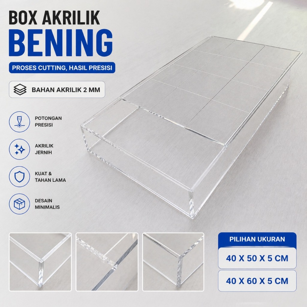 40x50 - 40x60 BOX AKRILIK MAHAR -  FRAME MAHAR SLIDING FULL AKRILIK BENING - box sliding mahar akril