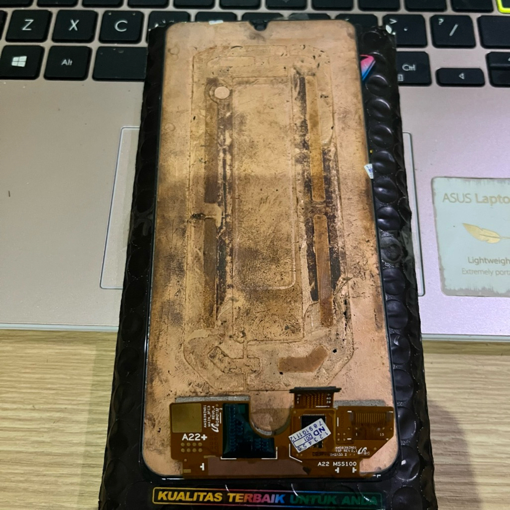 LCD Samsung A22 4G AMOLED Copotan 100% Normal