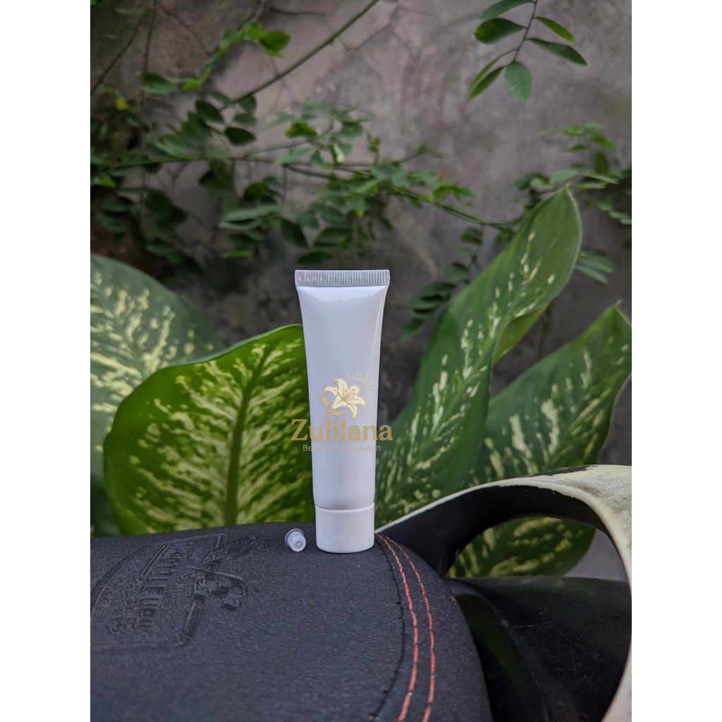 Tube 20ml Putih Tutup Ulir Wadah Kosmetik Kosong Kemasan Skincare Travel Size / Botol Tube 20 ml